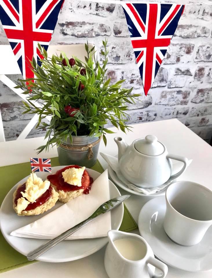 Fresh homemade scones on Hayling Island